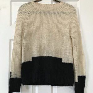 Madewell Colorblocked Geometric Sweater Womens S